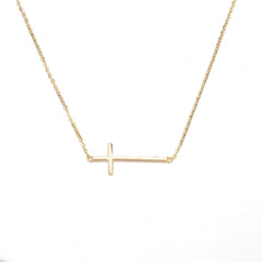 (Two Colours) The Cross Pendants Collarbone Necklace for Women