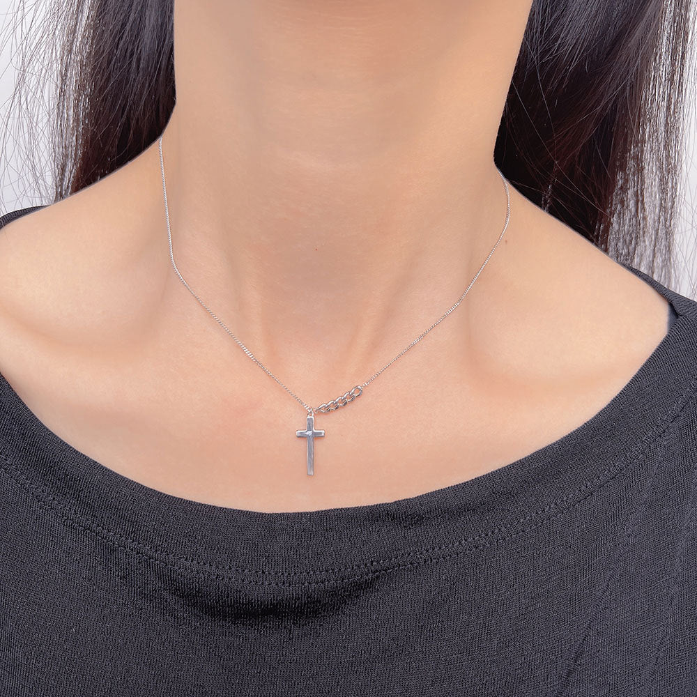 (Two Colours) Cross Pendants Collarbone Necklace for Women