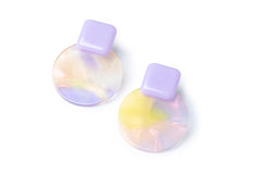 Purple Lavender in Summer Drop Earrings