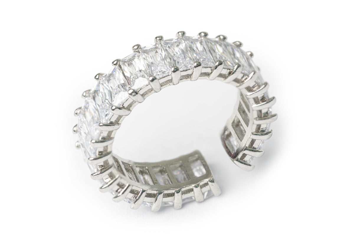 The Brightest Star Over Night Silver Ring