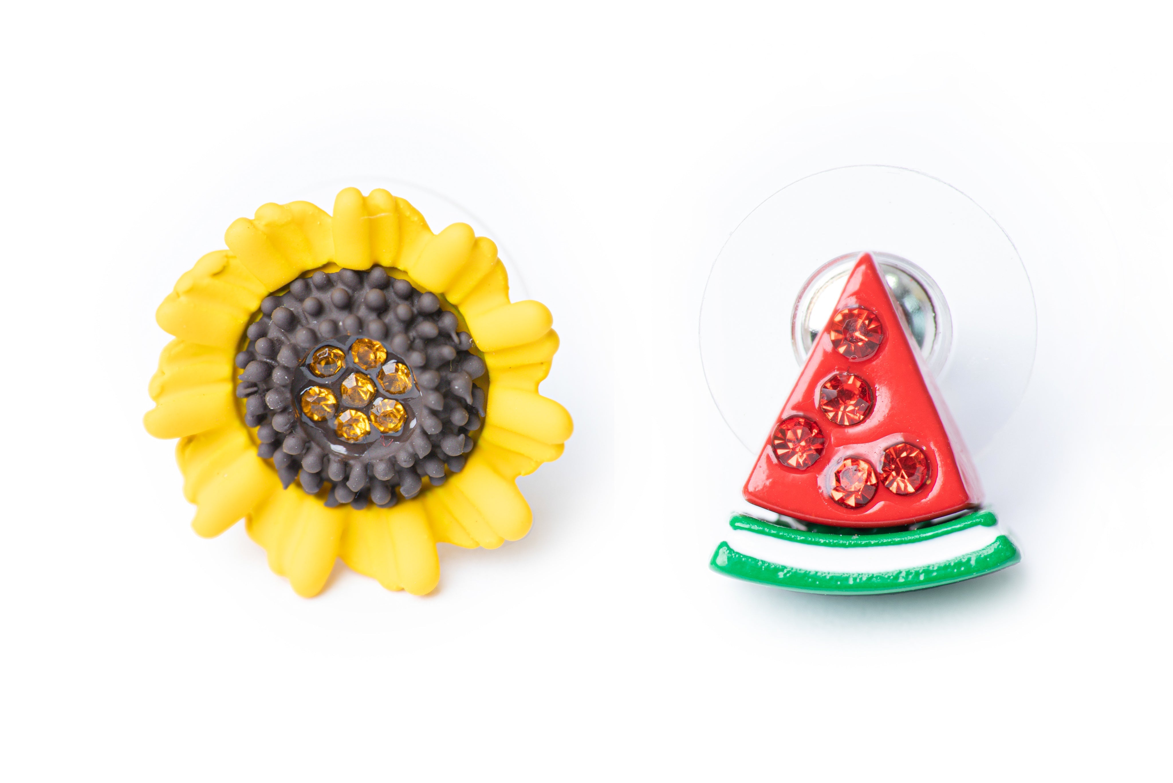 Water Melon X Sunflower Studs Earring