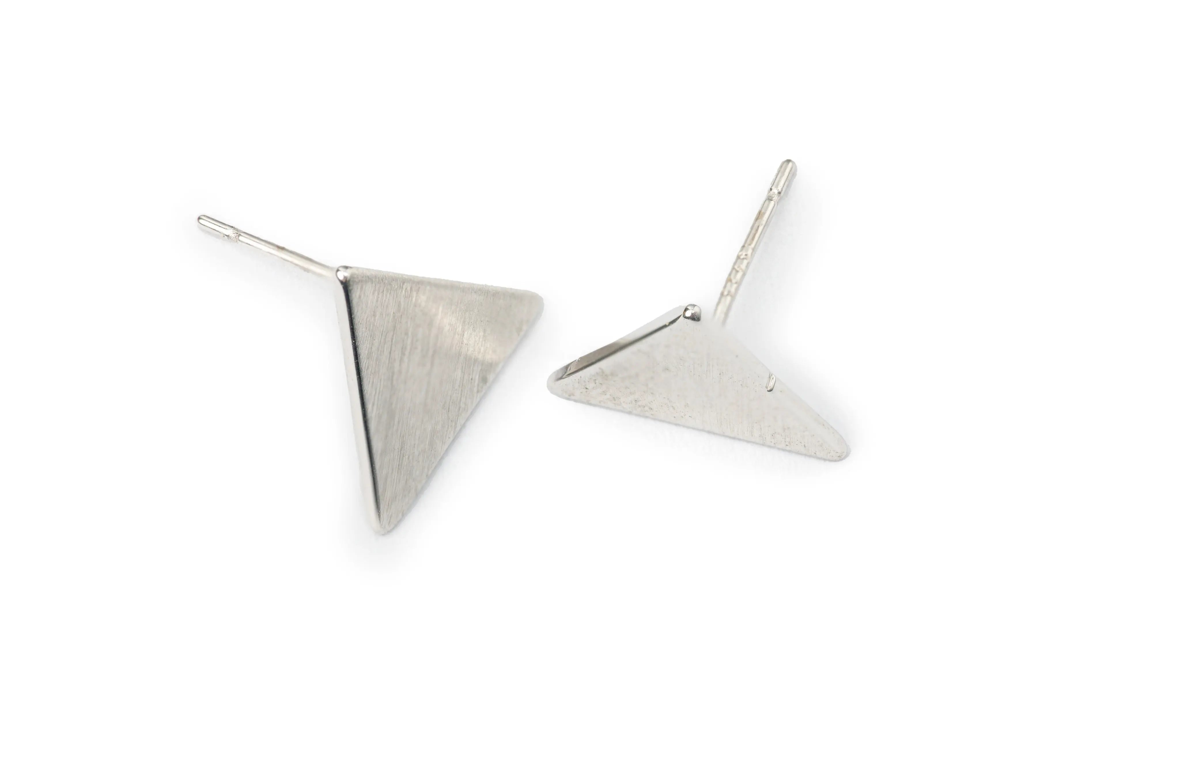 Triangle Studs - Silver Studs for Women
