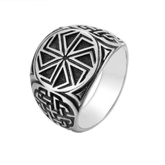 Nordic Viking Men's Titanium Steel Ring - Wholesale Jewelry