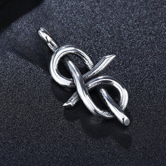 Rope Knot Titanium Steel Pendant for Men