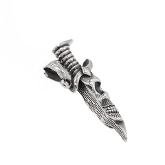 Halloween Skull Dagger Titanium Steel Pendant for Men