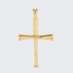 Stylish Baseball Cross Titanium Steel Pendant for Men