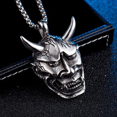 Halloween Demon Titanium Steel Necklace for Men