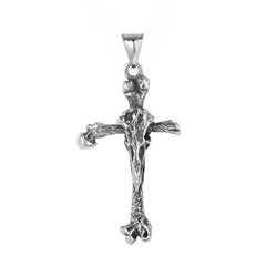 Viking Bone Cross Titanium Steel Pendant for Men