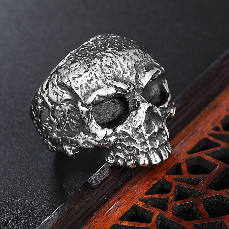 Halloween Biochemical Skull Titanium Steel Ring for Men