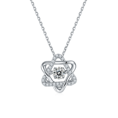 Hexagram 0.5Carate Moissanite Necklace