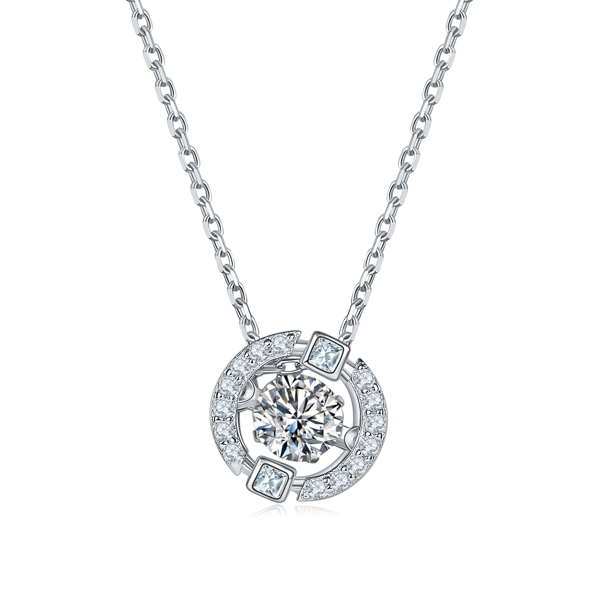 Dream Circle 0.5Carat Moissanite Necklace