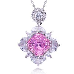 Barbie Pink Zircon Necklace