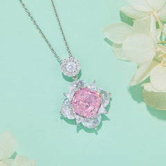 Barbie Pink Zircon Necklace