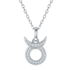 Taurus Moissanite Necklace