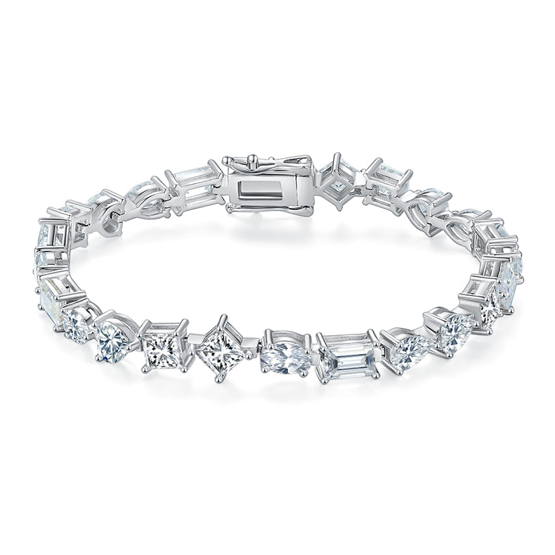 Tennis Chain 0.5 Carat Moissanite Bracelets