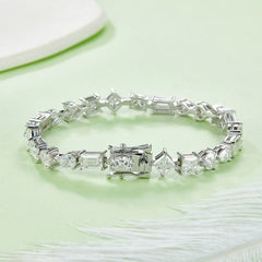 Tennis Chain 0.5 Carat Moissanite Bracelets